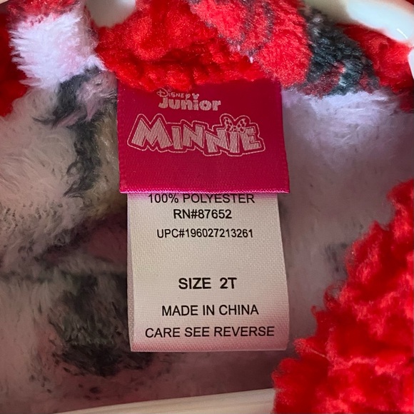 Disney Jr. Minnie Mouse Robe - 2T - Picture 3 of 3